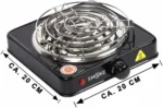 Smoke2u Hotplate E-Heater - 1000W - imagine 4